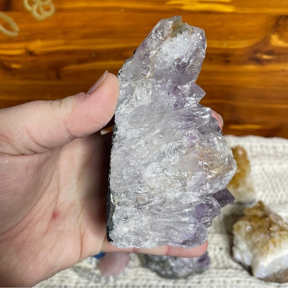 Citrine and amethyst crystal clusters - Picture 5 of 15